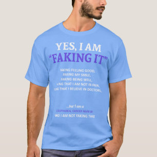 T-shirt Sensibilisation au cancer de l'oesophage Je le fai
