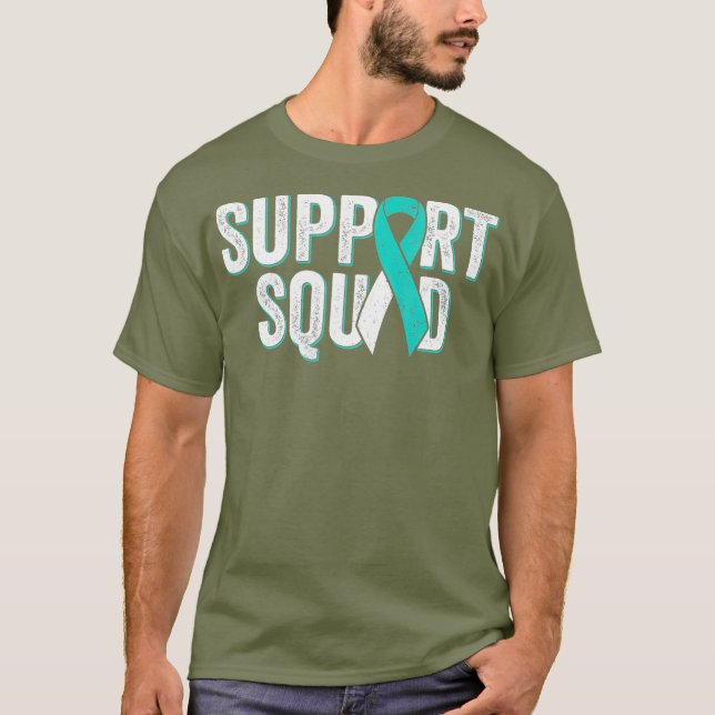 T-shirt Sensibilisation au cancer du col de l'utérus - Équ (Devant)