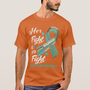T-shirt Sensibilisation au cancer du col de l'utérus Sa lu