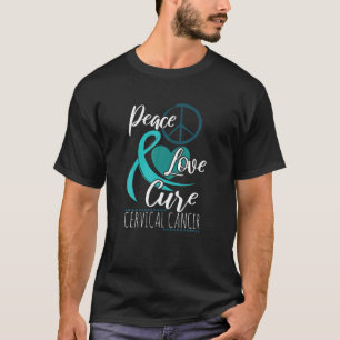 T-shirt Sensibilisation au cancer du col de l'utérus Turqu