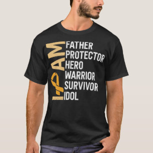 T-shirt Sensibilisation au cancer du rein Je suis père hér