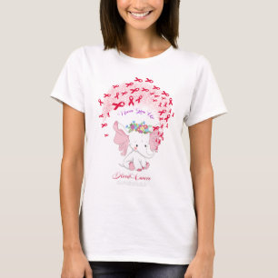 T-shirt Sensibilisation au cancer du sang du ruban rouge d