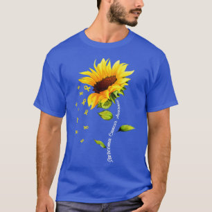 T-shirt Sensibilisation au cancer du sarcome Ruban jaune e