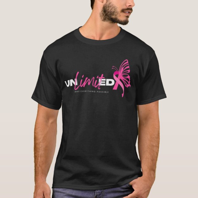T-shirt Sensibilisation au cancer du sein (Devant)