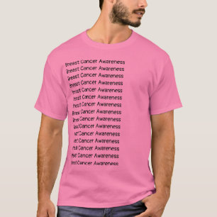 T-shirt Sensibilisation au cancer du sein
