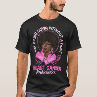 T-shirt Sensibilisation au cancer du sein Afro-afro-améric