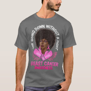 T-shirt Sensibilisation au cancer du sein Afro-afro-améric