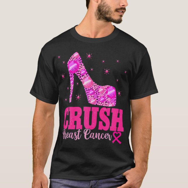 T-shirt Sensibilisation au cancer du sein des pousses (Devant)