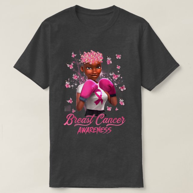 T-shirt Sensibilisation Au Cancer Du Sein En Octobre Nous  (Design devant)