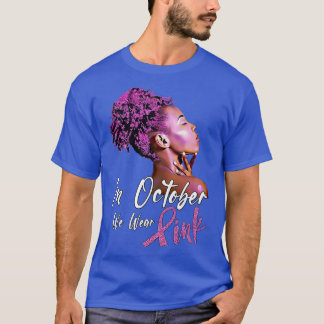 T-shirt Sensibilisation Au Cancer Du Sein En Octobre Nous