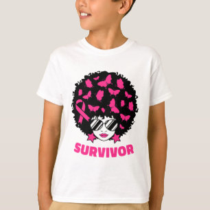 T-shirt Sensibilisation au cancer du sein Femmes noires su