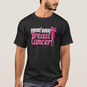 T-shirt Sensibilisation au cancer du sein Golf Pink Ribbon