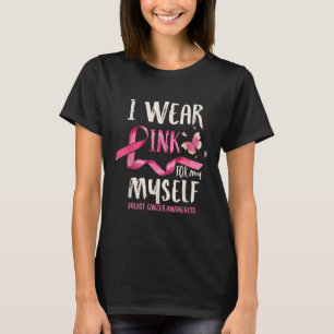 T-shirt Sensibilisation au cancer du sein Je porte le rose