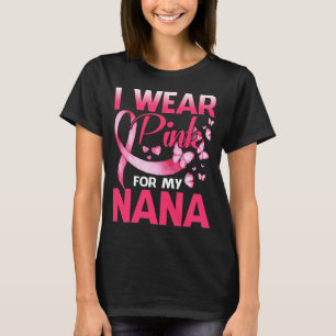 T-shirt Sensibilisation au cancer du sein Je porte le rose