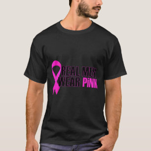 T-shirt Sensibilisation au cancer du sein Les vrais hommes
