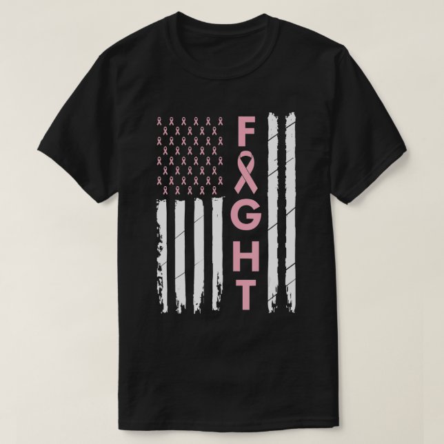 T-shirt Sensibilisation au cancer du sein Pink Ribbon Mama (Design devant)