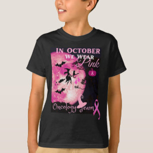 T-shirt Sensibilisation au cancer. En Octobre Nous Portons