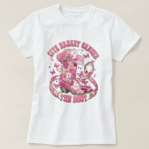 T-shirt Sensibilisation au cancer Nous Portons Rose