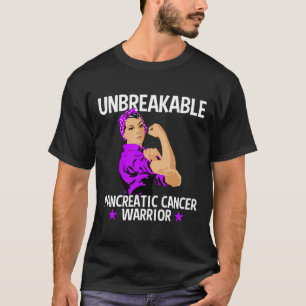 T-shirt Sensibilisation au cancer pancréatique Guerrier in