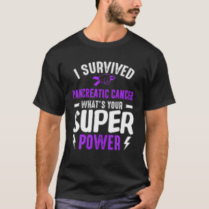 T-shirt Sensibilisation au cancer pancréatique survivant P