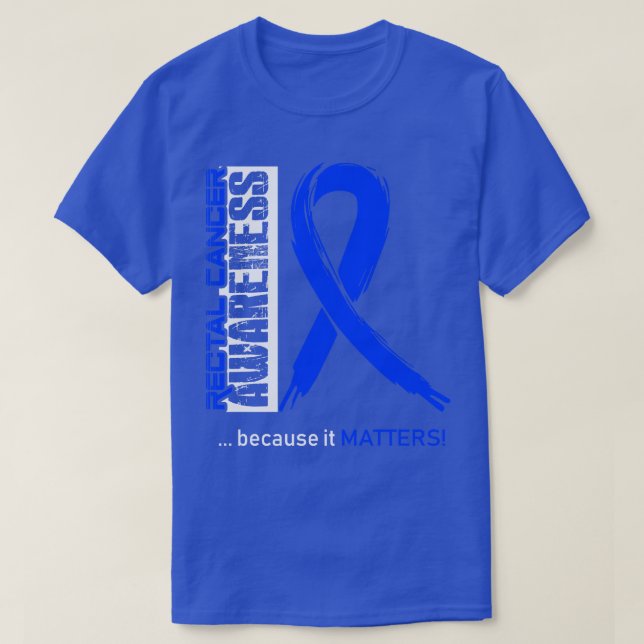 T-shirt Sensibilisation Au Cancer Rectal Parce Que Son Imp (Design devant)