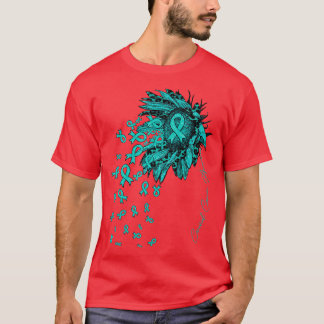 T-shirt Sensibilisation au col de l'utérus Les fleurs du r
