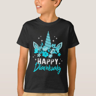 T-shirt Sensibilisation au diabète Bonne Diaversaire Unico