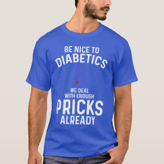 T-shirt Sensibilisation au diabète Diabétique 1 Amis du di