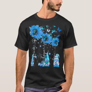 T-shirt Sensibilisation au diabète Faith Hope Love Gnome B
