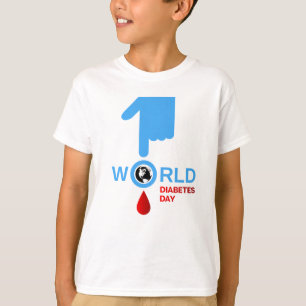T-shirt Sensibilisation au diabète Journée mondiale du dia