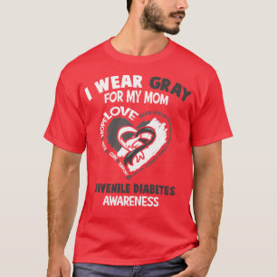 T-shirt Sensibilisation au diabète juvénile Je porte le gr