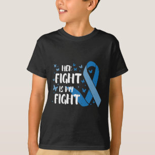T-shirt Sensibilisation au diabète Sa lutte est mon combat