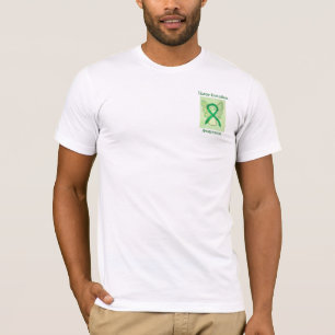 T-shirt Sensibilisation au don de tissus Écran vert Ribbon