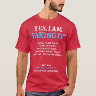 T-shirt Sensibilisation Au lymphoedème Je L'Écrase Dans Ce