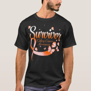 T-shirt Sensibilisation au rein des survivants papillons