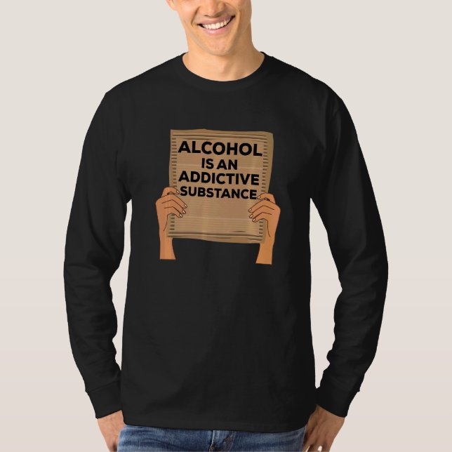 T-shirt Sensibilisation au rétablissement de l'alcoolisme  (Devant)