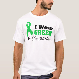 T-shirt Sensibilisation au ruban vert personnalisé