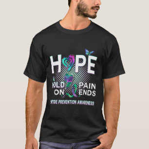 T-shirt Sensibilisation au suicide Acronyme de l'espoir Ma
