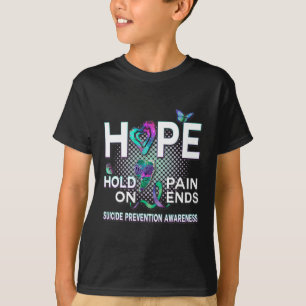 T-shirt Sensibilisation au suicide Acronyme de l'espoir Ma