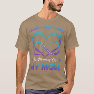 T-shirt Sensibilisation au suicide Je porte Turquoise & vi