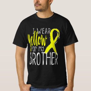 T-shirt Sensibilisation au suicide Je porte un jaune pour