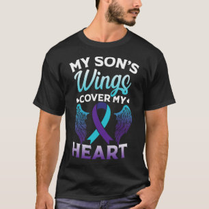 T-shirt Sensibilisation au suicide Mémoire de son ailes Co