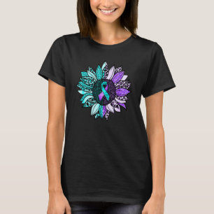 T-shirt Sensibilisation au suicide Tournesol Prévention du