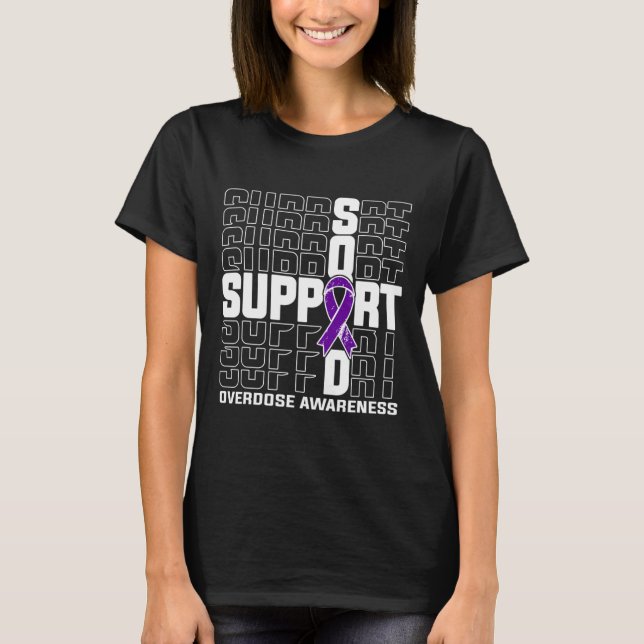 T-shirt Sensibilisation au surdosage de groupe 1  (Devant)