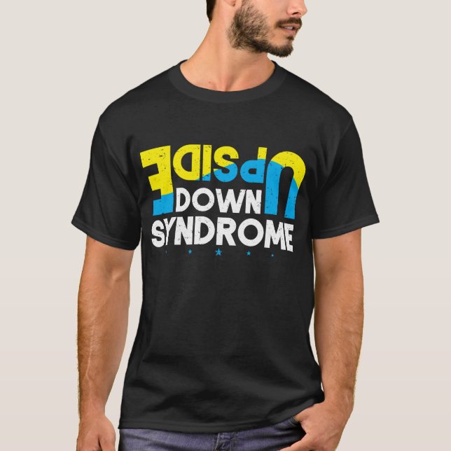 T-shirt Sensibilisation au syndrome à l'envers Éducation s (Devant)