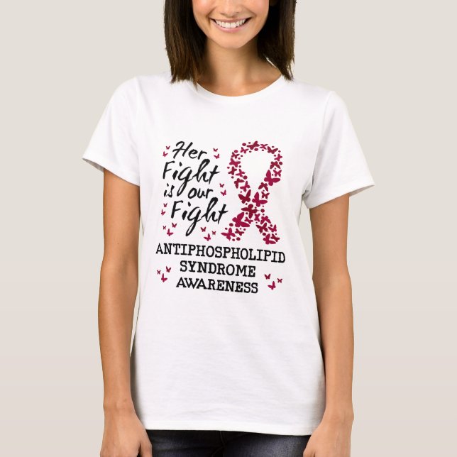 T-shirt Sensibilisation au syndrome antiphospholipidique (Devant)