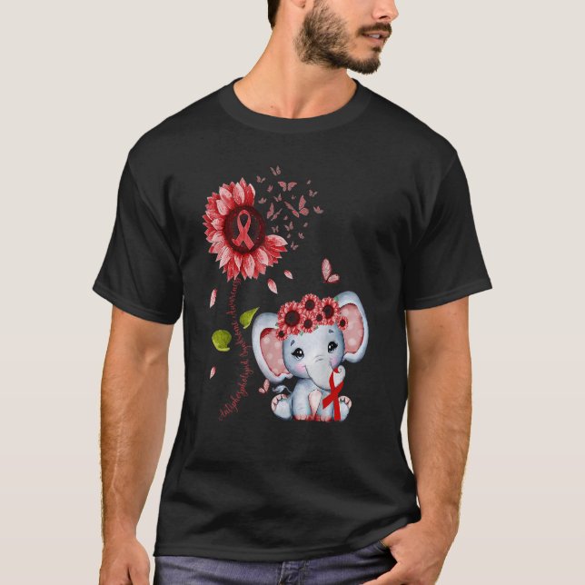 T-shirt Sensibilisation au syndrome antiphospholipidique H (Devant)
