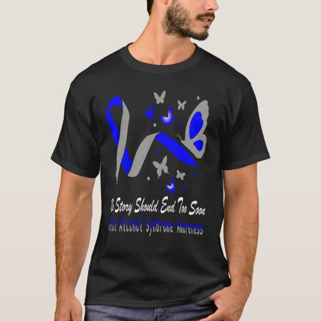 T-shirt Sensibilisation au syndrome d'alcoolisme foetal So (Devant)
