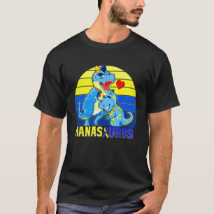 T-shirt Sensibilisation au syndrome de Down Nana Saurus T