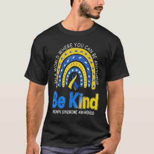T-shirt Sensibilisation au syndrome de Down Ruban Boho arc